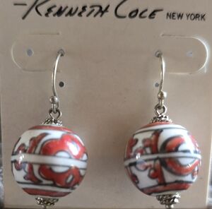Kenneth Cole Pierced Earrings. NEW